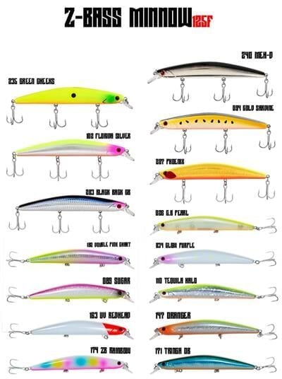 Fujin Z-Bass Minnow 125F 21gr #034 Glow Purple
