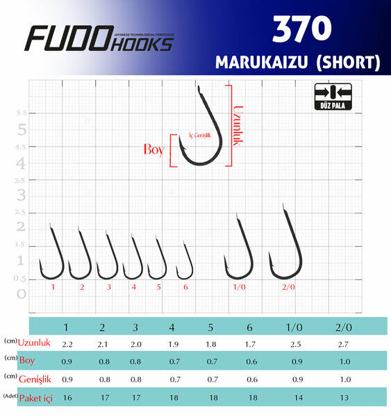 Fudo 3700 Marukaızu Nikel Olta İğnesi 3 no