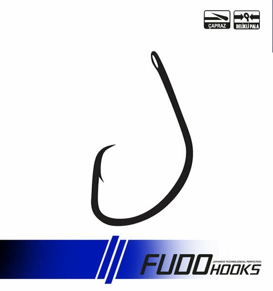 Fudo 5301 Light Circle Mutsu Black Nikel Olta İğnesi