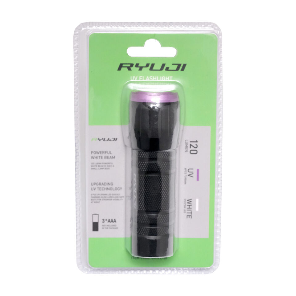 Ryuji 120 Lümen Beyaz +UV El Feneri