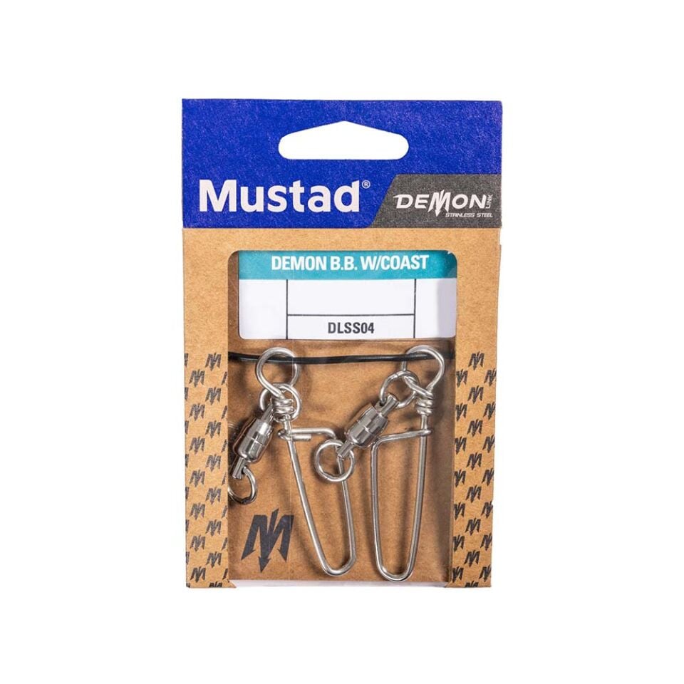 Mustad Demon Bilyalı Klipsli Fırdöndü