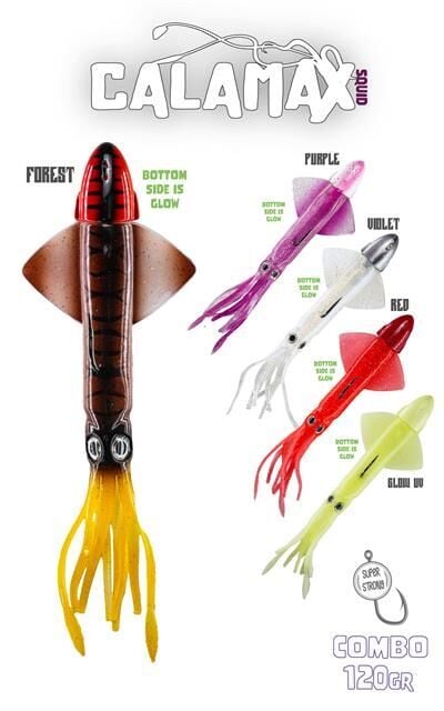 Fujin Calamax 120gr Combo Squid Silikon Yem