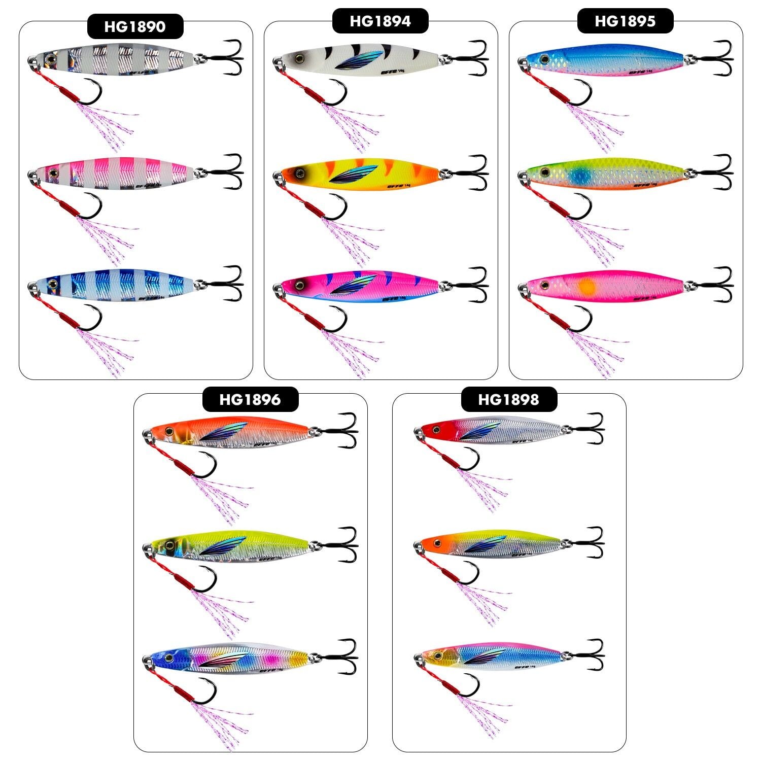 Effe Trio 3lü Jig Seti 10 Gr