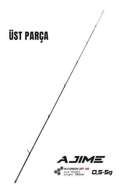 Fujin Ajime 183cm 05-5gr LRF Kamışı #1 Üst Parça